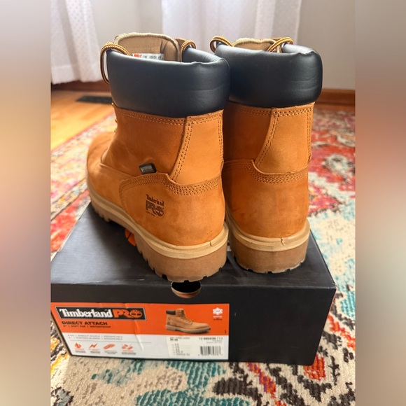 Men’s Timberland Pro Direct Attach Waterproof Soft Toe 6” - Picture 4 of 8